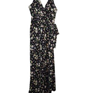 Kaileigh Women's Black Floral Jumper S